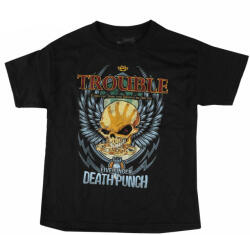 ROCK OFF Tricou copii Five Finger Death Punch - Trouble - NEGRU - ROCK OFF - FFDPTS35BB