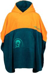 Trollkids Детско пончо за сърф Trollkids Kid's Kvalvika Surf Poncho - Sahara Sunset / Lagoon Green - размер 98 (EU) (750-2499-0311)