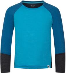 Trollkids Детска спортна тениска Trollkids Kid's Seiland Longsleeve Sport shirt - Pool Blue / Alpine Blue / Black - размер 128 (EU) (704-4653-0216)