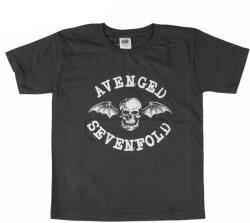 ROCK OFF Tricou copii Avenged Sevenfold - Classic Deathbat - CHARCOAL - ROCK OFF - ASTS14BC