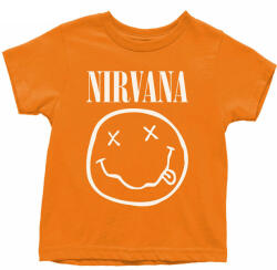 ROCK OFF Tricou copii Nirvana - White Happy Face - ROCK OFF - NIRVTS03TO