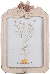 Clayre & Eef Rama foto masa, perete polirasina roz 14x2x22 cm, 10x15 cm (2F1053deco)