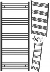 Granitan Fürdőszobai Radiátor Fekete Breno Létra 60x140 cm Radiátor Modern (BRENO22989)