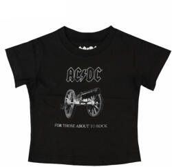ROCK OFF Tricou copii AC/DC - About To Rock - NEGRU - ROCK OFF - ACDCTS06TB