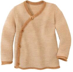disana Детско вълнено яке disana Kid's Mélange Jacket Merino jacket - Karamell / Natur - размер 74/80 (EU) (703-2860-1512)