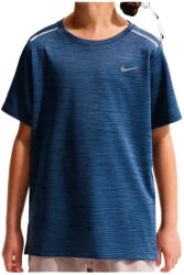 Nike Детска тениска Nike Kid's Dri-Fit Miler S/S Top Sport shirt - Mystic Navy / Reflective Silver (704-6158-0111)