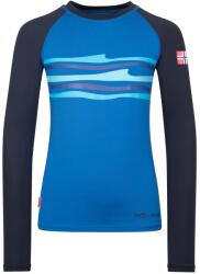 Trollkids Детска плажна тениска от ликра Trollkids Kid's Haukland Shirt Lycra - Navy / Glow Blue - размер 104 (EU) (750-1979-0213)