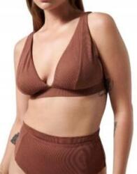 Reserved Barna Texturált Bikini Fürdőruha Felső Reserved 38