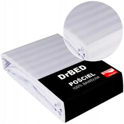  Szállodai ágyneműhuzat 220x200 fehér Damaszt 100% pamut 2x párnahuzat 70x80 (Komplet Pościeli do Domu Hotelu)