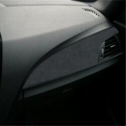 Arts and Crafts Folie Auto Colantare Trimuri, Model Piele Neagra, 100 x 45cm (AVX-AX1923)