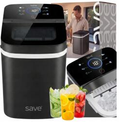 Save Jégkockakészítő Érintőképernyős otthoni kockakészítő gép hatékony gyors csendes (Domowa kostkarka do lodu 160W 12kg PREMIUM)