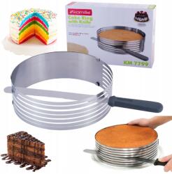 kamille Tortaforma Állítható Karika Tortavágó Kés 24, 5-30*8cm (KM-7799)