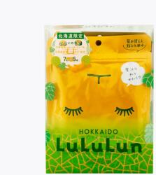 LuLuLun Masca de fata cu pepene Hokkaido, 5x7 bucati, LuLuLun Masca de fata