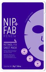 NIP+FAB Masca tip servetel pentru fata Retinol Fix, 25g, NIP+FAB Masca de fata