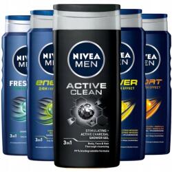 Nivea tusfürdő szett 5x500ml Férfi Illatkeverék (83612 84092 80786 81083 81063 płyn)