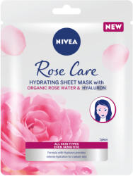 Nivea Masca de fata tip servetel Rose Care, 1 bucata, Nivea Masca de fata