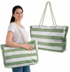 Allbag Strandtáska Nagy Válltáska Shopper Cipzáras Tágas Túratáska (T-PLAŻOWA003)