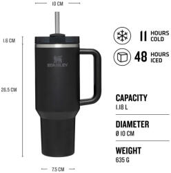 STANLEY Чаша за пътуване STANLEY Quencher H2. O FlowState 1.18L / 40oz (10-10824-399)