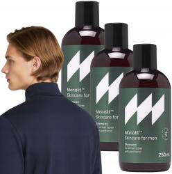 Monolit Három Darabos Hajsampon Szett férfi panthenollal Monolit 250 ml 3 db (Szampon do włosów dla mężczyzn Monolit)