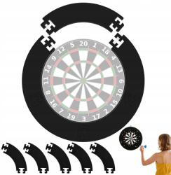  Professzionális Eva Habszivacs Darts Tárcsavédő, Fekete, Levehető (PROFESJONALNA OSŁONA TARCZY)