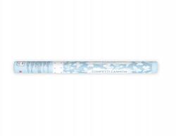 PartyDeco Confetti tubus Pillangók fehér 60cm (TUKBT60)