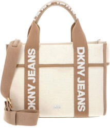 DKNY Geantă Tote de Mână din Material Textil pentru Damă Bej R61AGP70-LZ9 (R61AGP70-LZ9)