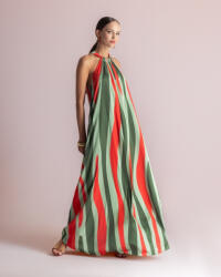 Moutaki Rochie De Vară Maxi Pentru Nuntă Botez Verde 26.07. 95 (26.07.95)