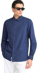 Funky Buddha Camasa Barbati Cu Maneca Lunga Din Bumbac Regular Fit Albastru FBM013-051-05-INDIGO (FBM013-051-05-INDIGO)