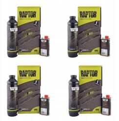 U-POL 4 x Védőbevonat U-pol Raptor RLB/S1 karosszériához 0.95 L fekete