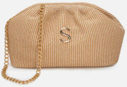 Sorena Handmade Irida Geantă Mare Tip Bucket Din Material De Umăr Auriu SBLB-0026-0011 (SBLB-0026-0011)