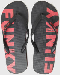 Funky Buddha Slapi Bărbați Flip Flops Negri FBM013-009-08-BLACK (FBM013-009-08-BLACK)