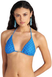 Blu4U Topuri De Bikini Triunghi Cupe B Cu Burete Albastru Ikat 26366581-25 (26366581-25) Costum de baie dama