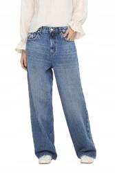 Only Női Farmer Nadrág Baggy High Waist pamut elegáns kék (15359092)