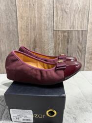Kazar Női balerinacipő Kazar Nella Bordeaux 38 (34108-25-06)