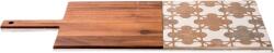 KnIndustrie Placă de tăiat și servit In-Taglio 20 x 52 cm, maro (GL301ITM) Tocator