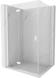 Mexen Mist-H T balra nyíló zuhanykabin, 120 x 100 cm, átlátszó, fehér - 8A5T-120-100-20-00-L (8A5T-120-100-20-00-L)