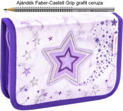 Belmil Tolltartó Belmil kihajtható 21 Classy Shining Star Purple-Csillagos 335-74 Pencil Case 14x20, 5x3, 5cm (REFX0365)