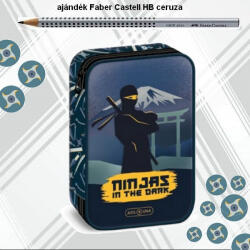 Ars Una tolltartó többszintes Ninjas In The Dark nagyméretű írószertar 54953871 nagymérfüzetű írószertartókkal (51344573)