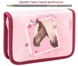 Belmil Tolltartó Belmil kihajtható 21 Classy My SweFüzet Horse-Lovas 335-72 Pencil Case 14x20, 5x3, 5cm (REFX0363)
