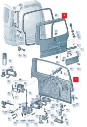 Original Vw Group Capota portbagaj ORIGINAL VW GROUP 7E0 827 025F (7E0 827 025F)