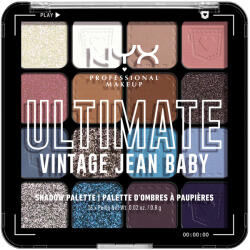 NYX Cosmetics Ultimate Shadow Palette 01W Vintage Jean Baby 0.8 g