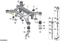 Original Bmw Bucsa suport grup spre fata ORIGINAL BMW 33316860421 (33 31 6 860 421)