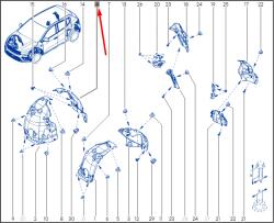 Original Renault Carenaj aripa fata dreapta[spre fata] ORIGINAL RENAULT 638428581R (63 84 285 81R)