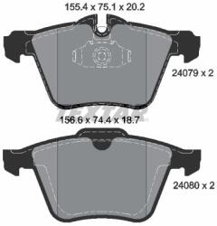 TEXTAR Set placute frana TEXTAR 2407903 (2407903)