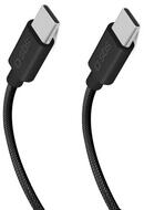 SBS USB-C - USB-C kábel, 1.5m, fekete (TECABLETISSUETCC32K) (TECABLETISSUETCC32K)