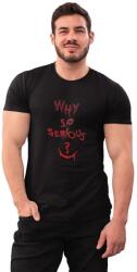 D&B Férfi/Unisex Póló MO00078 Joker Fekete-Méret 2XL (MO00078JokerBlackSize2XL)