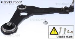 TRISCAN Brat, suspensie roata TRISCAN 8500 25591 (8500 25591) - fixbox