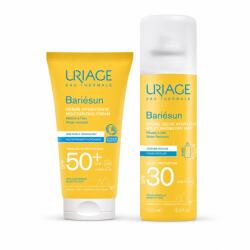 Uriage - Set Uriage Bariésun - Crema hidratanta SPF 50+, 50 ml + Spray uscat hidratant SPF 30, 200 ml