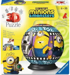 Ravensburger 72 db-os 3D gömb puzzle - Minions 3 (12008079) (12008079)
