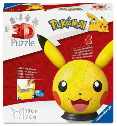 Ravensburger 72 db-os 3D gömb puzzle - Pikachu (12008076) (12008076)